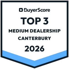 Buyerscore Award - Top 3 Medium Dealership Canterbury 2026
